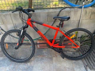 Bicicleta Conor AFX 2.0 + B-twin Roja