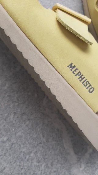 Sandalias Mephisto Amarillas Mujer