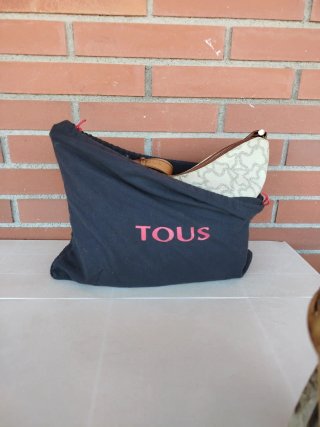 Bolso Tous Caos Beige y Marrón