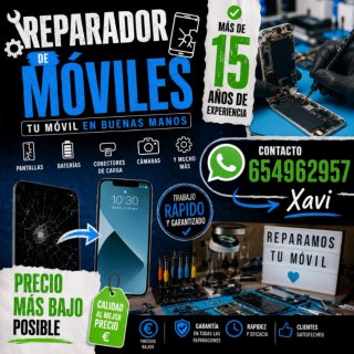 Reparación de móviles, tablets y PC en Calafell