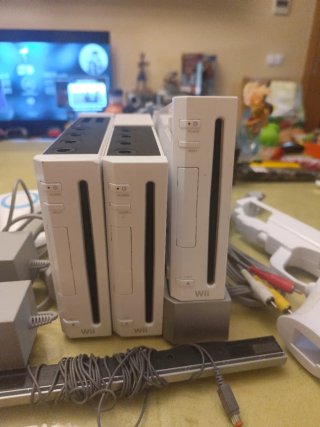 Lote 3 Consolas Wii Blancas + Accesorios