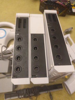 Lote 3 Consolas Wii Blancas + Accesorios
