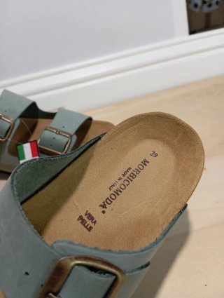 Sandali donna nuovi in vera pelle