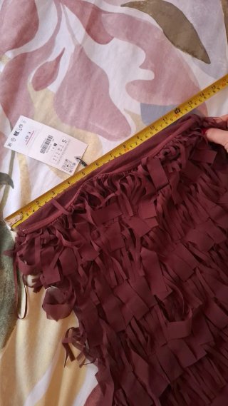 Vestito lungo Zara rosso
