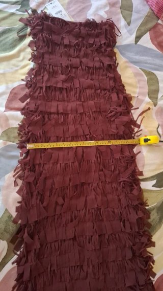 Vestito lungo Zara rosso