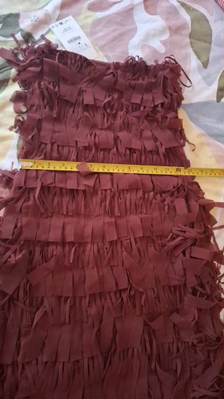 Vestito lungo Zara rosso