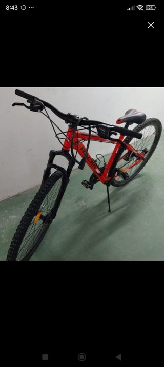 Bicicleta de Montaña Roja