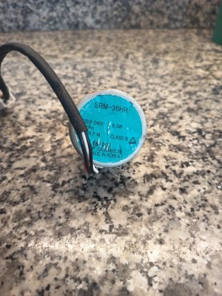 Motor SRM-36HR 220-240V 8W 25/30 RPM