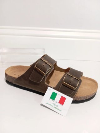 Sandali donna nuovi in vera pelle made in sud