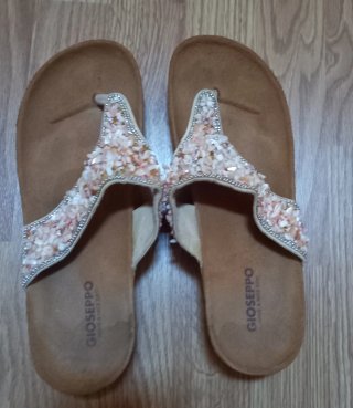 Sandalias Gioseppo Beige y Rosa