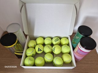 15 Pelotas de Pádel Usadas