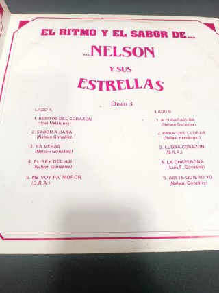 3 vinilos Nelson y sus estrellas