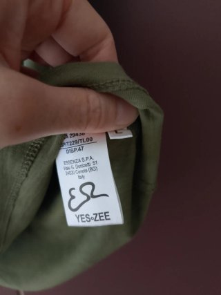 Maglietta cotone verde taglia L