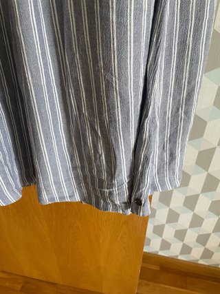 Vestido Peto Roxy Rayas Azul Blanco