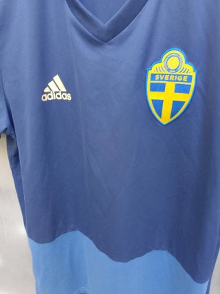 Maglia Calcio Svezia Adidas Blu Taglia S
