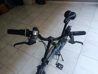 Bici Plegable 20 6V Gris B'TWIN