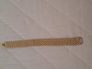 Collar dorado bisutería y pulseras Bañadas en oro