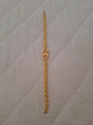 Collar dorado bisutería y pulseras Bañadas en oro