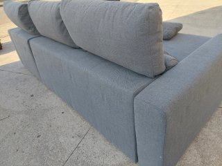 Sofá Chaise Longue Gris