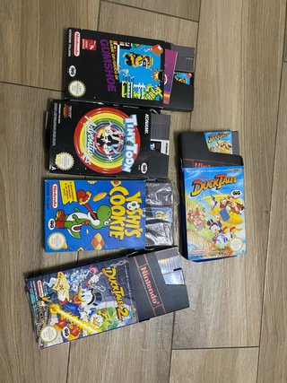 Lotto Giochi NES: DuckTales, Yoshi's Cookie, Gumsh