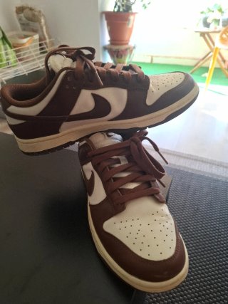 Nike Dunk Low Marrón y Blanco Talla 42