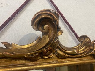 Espejo antiguo madera dorado
