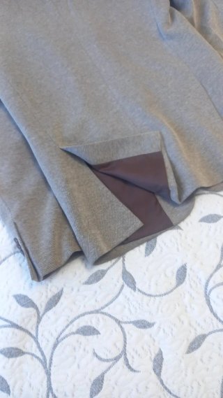Americana gris nueva con etiqueta