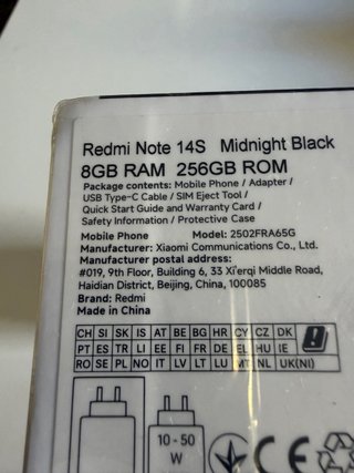 Xiaomi Redmi Note 14S 256GB Precintado CAMBIO IPAD