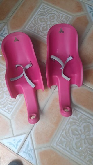 Asiento bicicleta muñeca rosa 3€