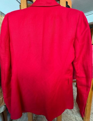 Traje Mango Rojo Mujer
