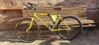 Bicicleta Montaña 21 Velocidades Amarilla