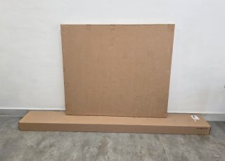 Mesa Mellansel. Roble, extensible. Gran tamaño.