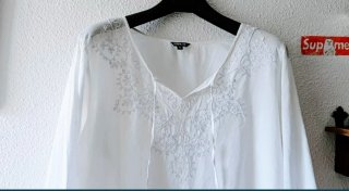 Vestido Ibicenco Bordado Talla XL Nuevo