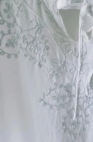 Vestido Ibicenco Bordado Talla XL Nuevo