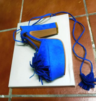 Lote 2 Sandalias Verano Azul y Burdeos