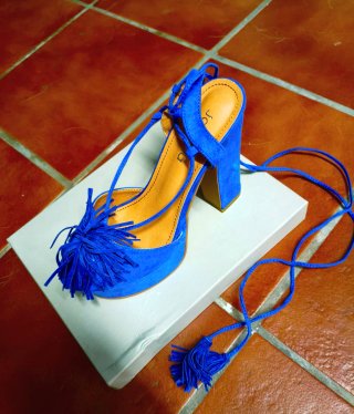 Lote 2 Sandalias Verano Azul y Burdeos