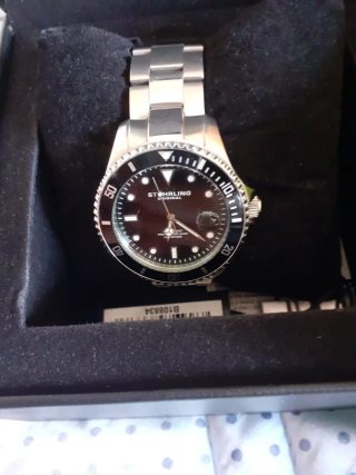 Orologio Stuhrling Faccia Nera Original Automatico