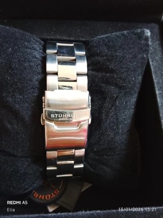 Orologio Stuhrling Faccia Nera Original Automatico