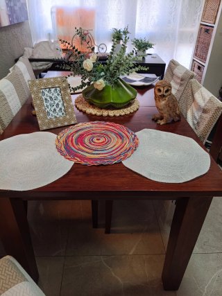 Salvamanteles modernos de tela