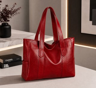 Bolso rojo + monedero rojo