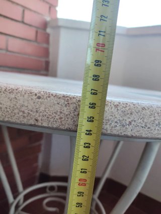 Mesa Terrazo Vintage Forja Palladiana