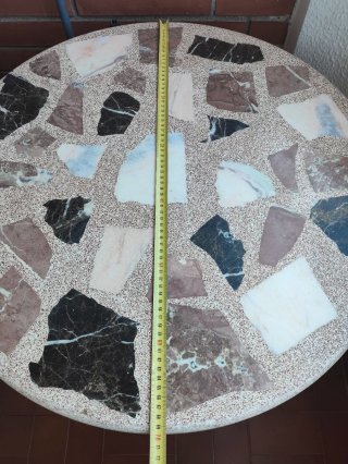 Mesa Terrazo Vintage Forja Palladiana