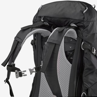 Mochila de senderismo montaña 38L - MH500 negro