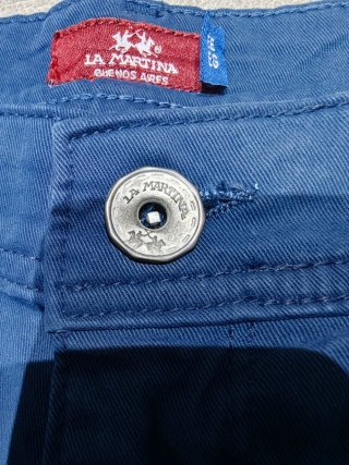Pantalón La Martina Azul Talla 36/46 Nuevo