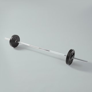 Juego de pesas con mancuernas y barra 50 kg musculación