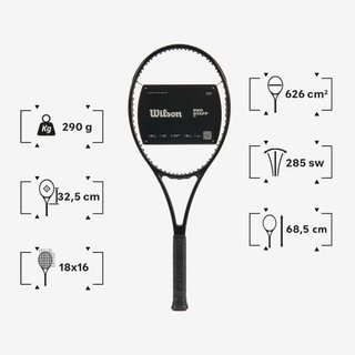 Raqueta de tenis adulto - Wilson pro staff 97 LS V14 negro