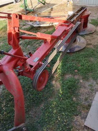 Segadora Rotativa Agrícola Roja