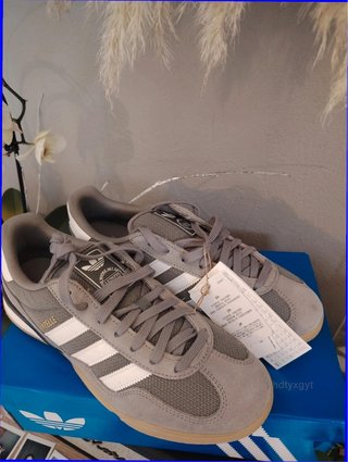 Zapatillas Adidas Gazelle Gris Talla 40