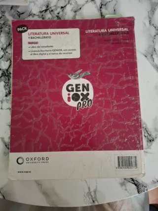 Literatura Universal 1º Bachillerato. Libro del...