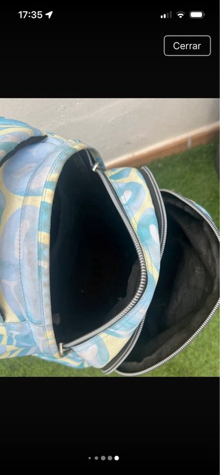 Mochila escolar Totto con diseño de caritas